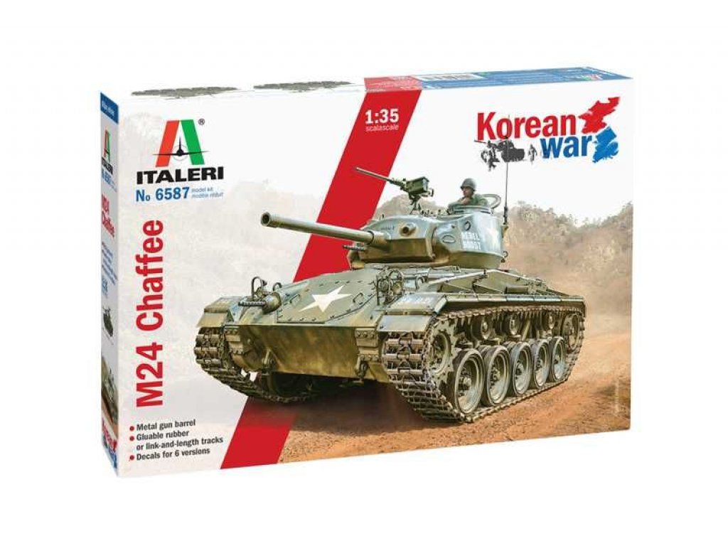 ITALERI 1/35 M24 Chaffee Korean War