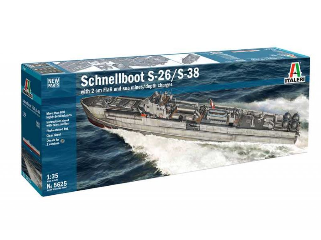 ITALERI 1/35 SCHNELLBOOT S-26/S-38