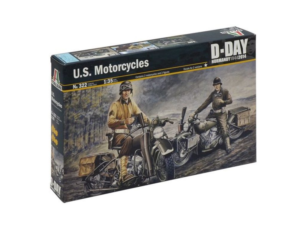 ITALERI 1/35 U.S Motorcycle WWII