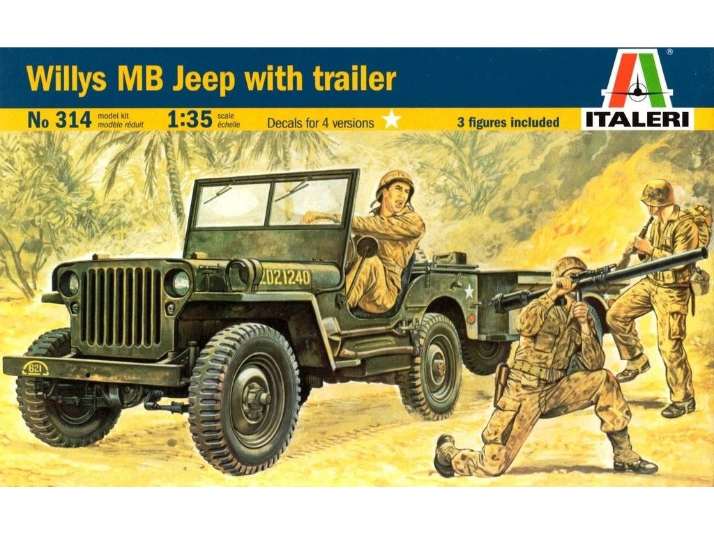 ITALERI 1/35 Willys Mb Jeep