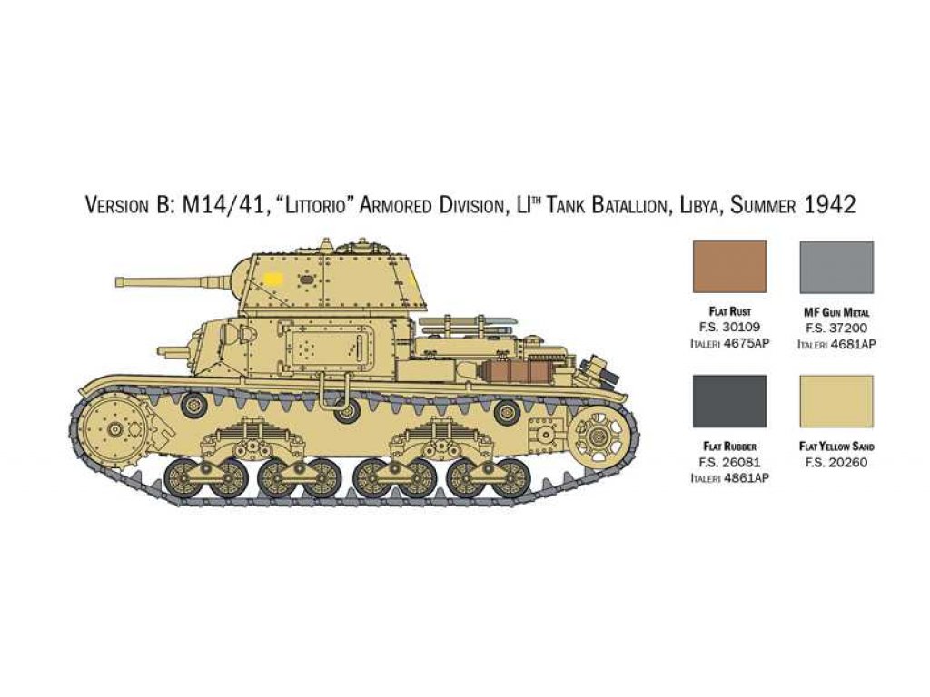 ITALERI 1/56 Italian tanks and semoventi 