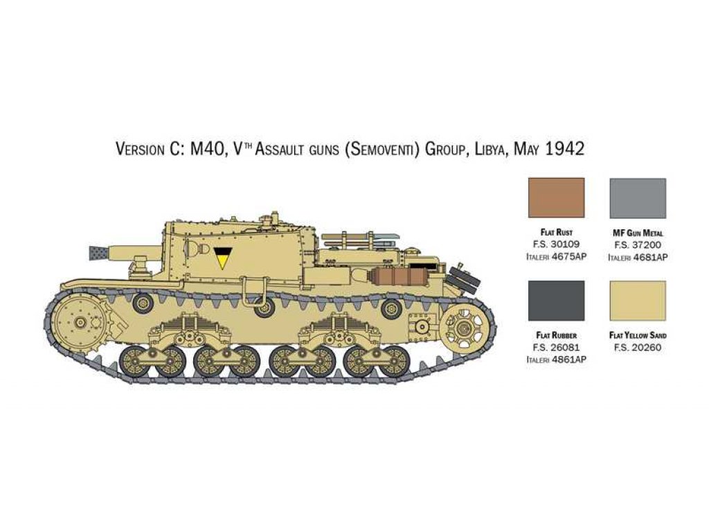 ITALERI 1/56 Italian tanks and semoventi 