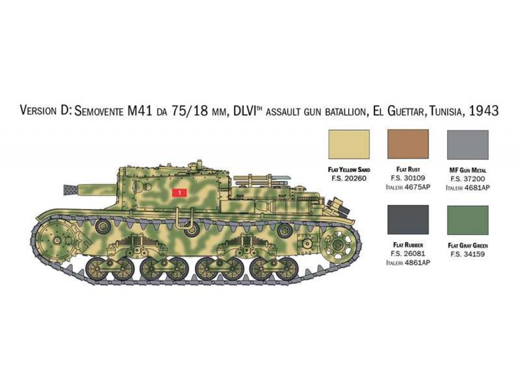 ITALERI 1/56 Italian tanks and semoventi 