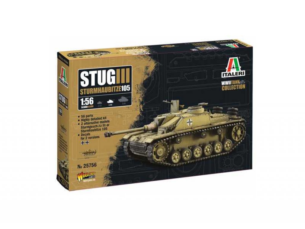 ITALERI 1/56 Sd. Kfz. 142/1 Sturmgeschütz III