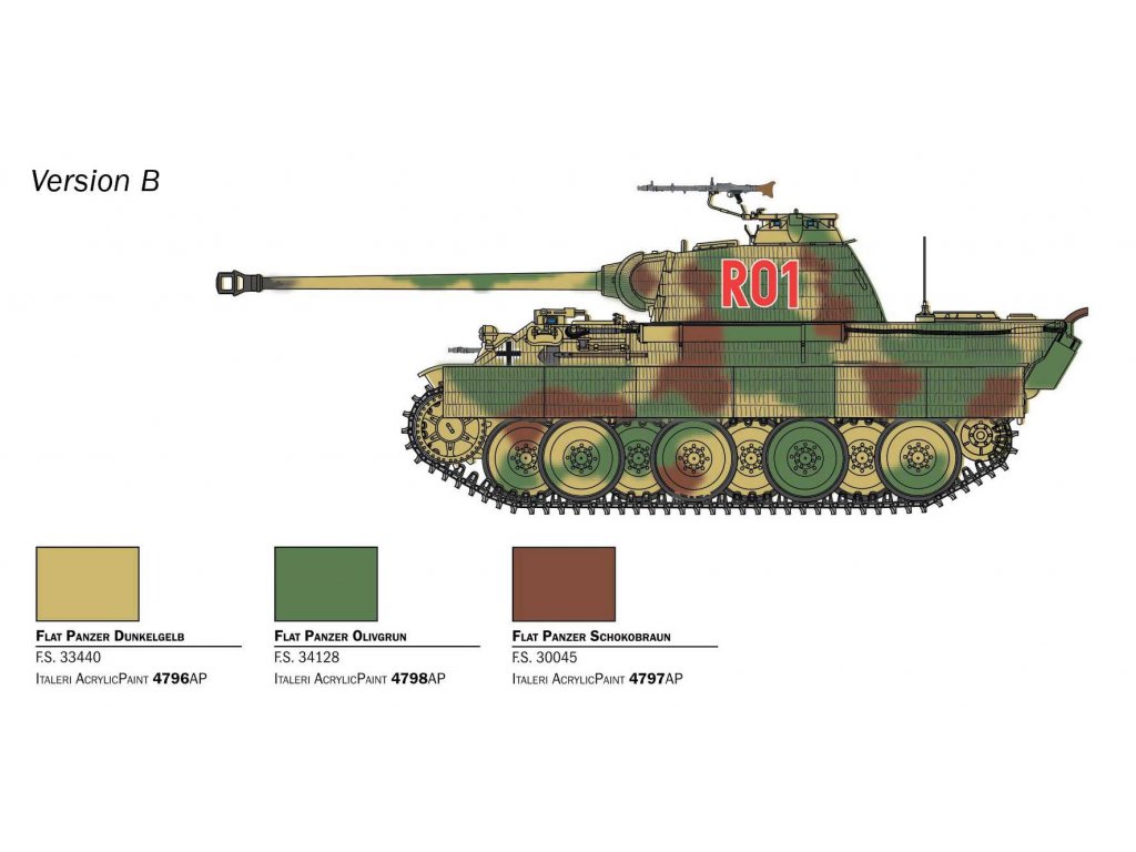 ITALERI 1/56 Sd.Kfz. 171 Ausf. A Panther
