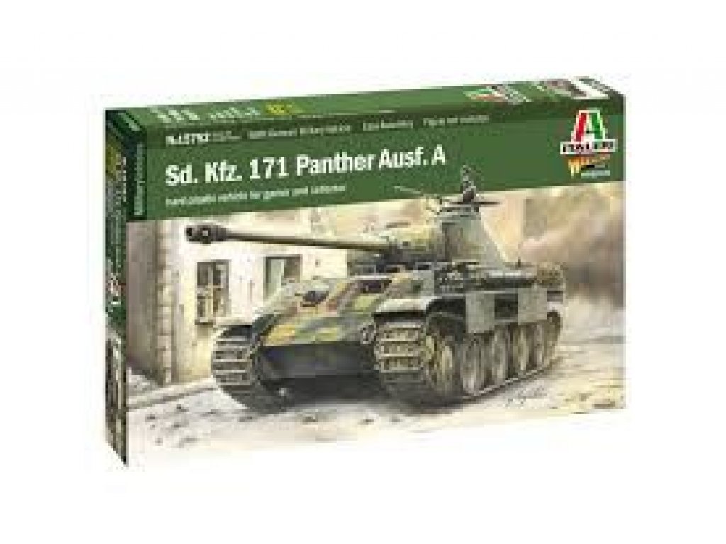 ITALERI 1/56 WWII Pz.Kpfw V Panther Ausf. A w/Crew