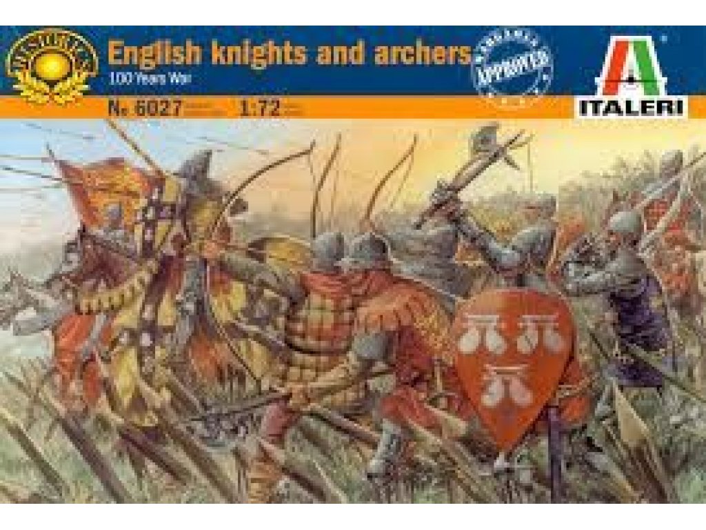ITALERI 1/72 100 Years War British Knights and Archers