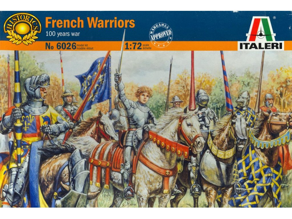 ITALERI 1/72 100 Years War: French Warrior, Joan d´Arc