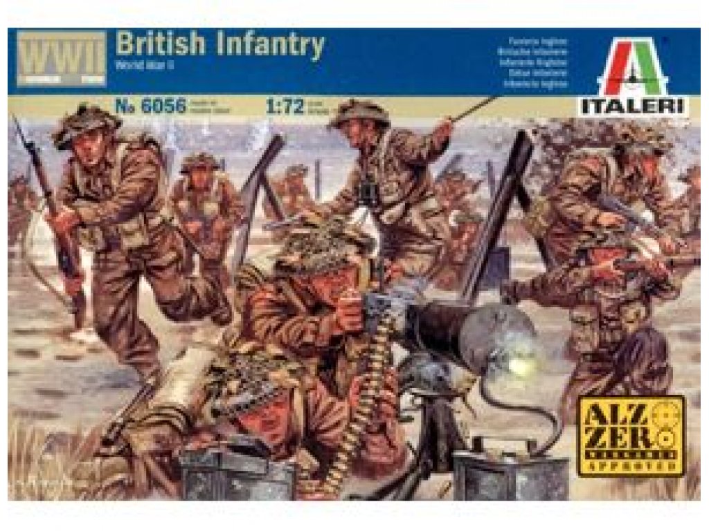 ITALERI 1/72 British Infantry WWII