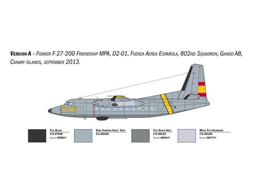 ITALERI 1/72 Fokker F-27 SAR