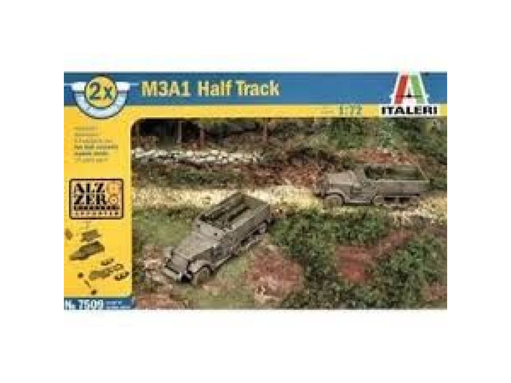 ITALERI 1/72 M3A1 Half Truck