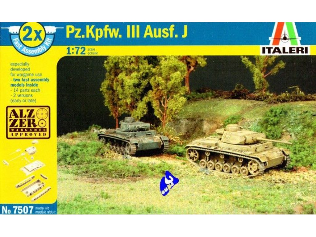 ITALERI 1/72 Pzkpfw III J