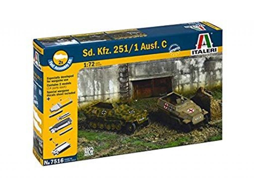 ITALERI 1/72 Sdkfz 251/1 D