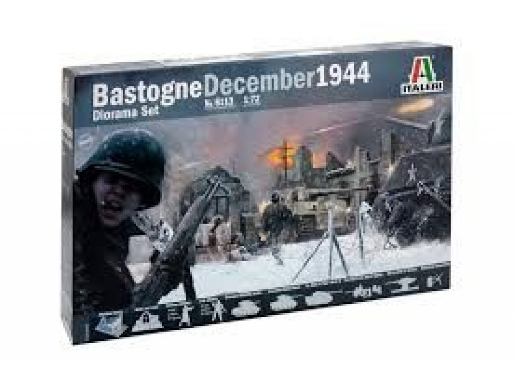 ITALERI 1/72 WWII Bastogne December 1944 Modelset