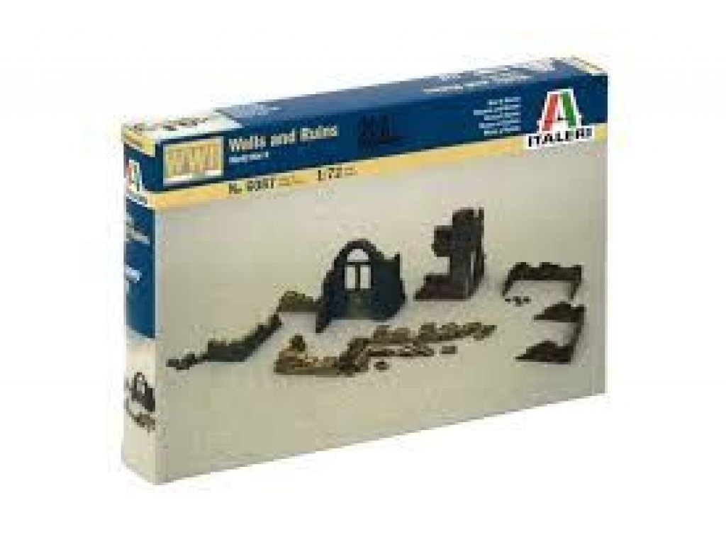 ITALERI 1/72 WWII Walls and Ruins