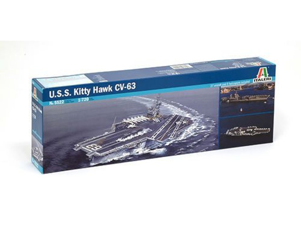 ITALERI 1/720 USS Kitty Hawk CV-60