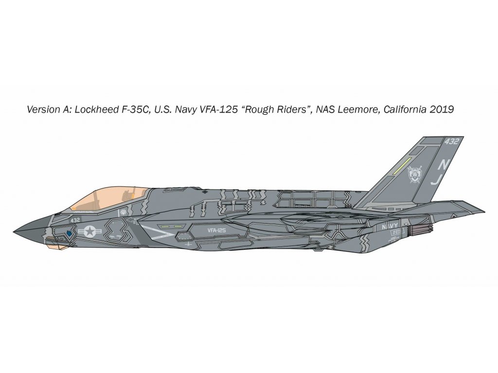 ITALERI 1469 1/72 F-35C Lightning II