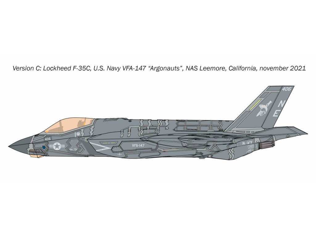 ITALERI 1469 1/72 F-35C Lightning II