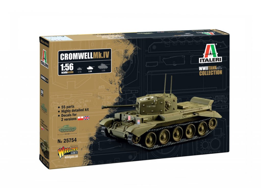 ITALERI 25754 1/56 Cromwell Mk.IV