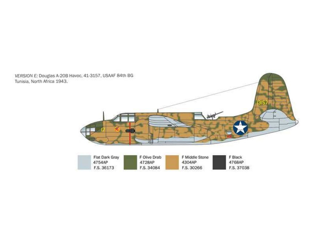 ITALERI 2656 1/48 A-20B / Boston Mk.III 