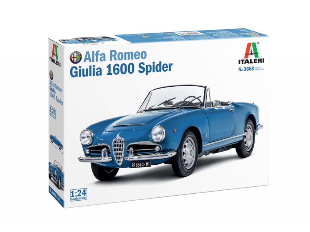 ITALERI 3668 1/24 Alfa Romeo Giulia 1600 Spider