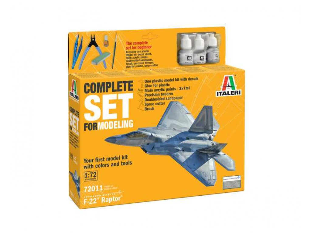 ITALERI 72011 1/72 F-22 Raptor ModelSet