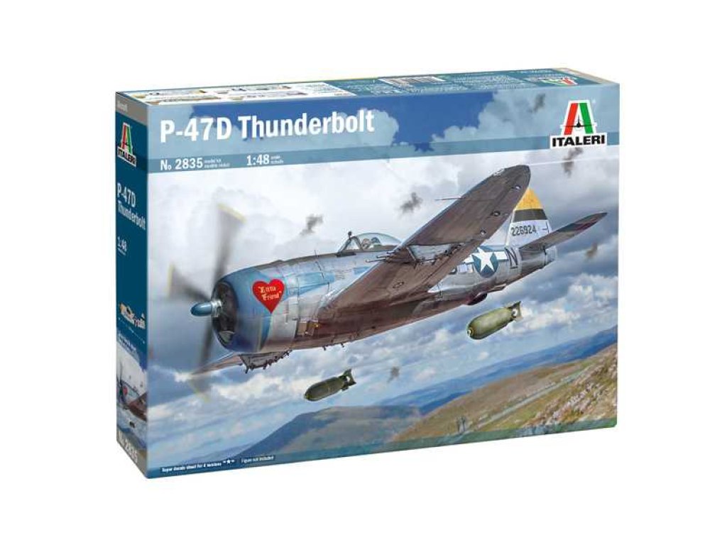 ITALERI I2835 1/48 P-47D Thunderbolt European Theatre