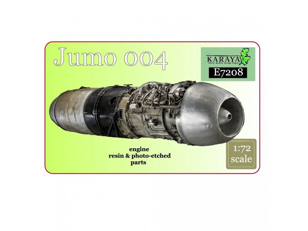 KARAYA 1/72 Jumo 004 Engine Resin & Photo Etched Parts