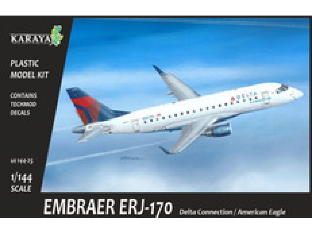 KARAYA 144-25 1/144  Embraer ERJ-170 Delta Connection / American Eagle