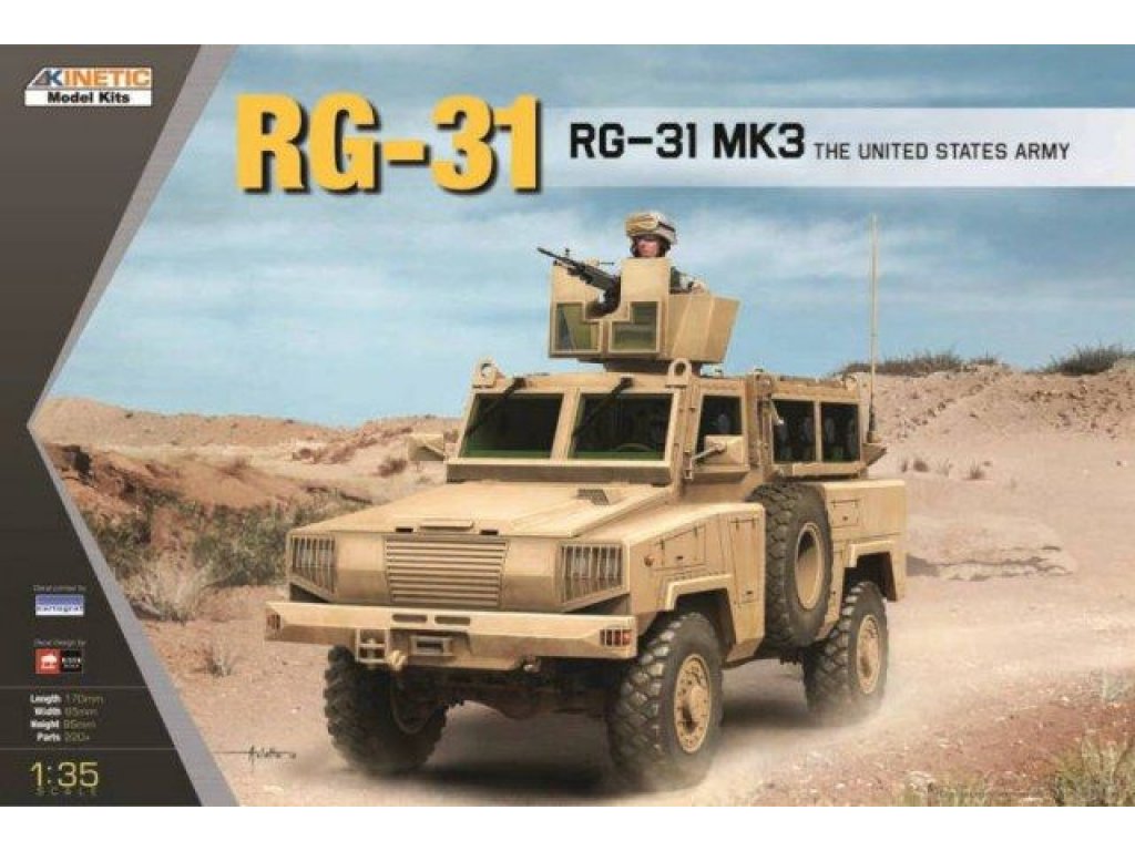 KINETIC 1/35 RG31 Mk3 US Army