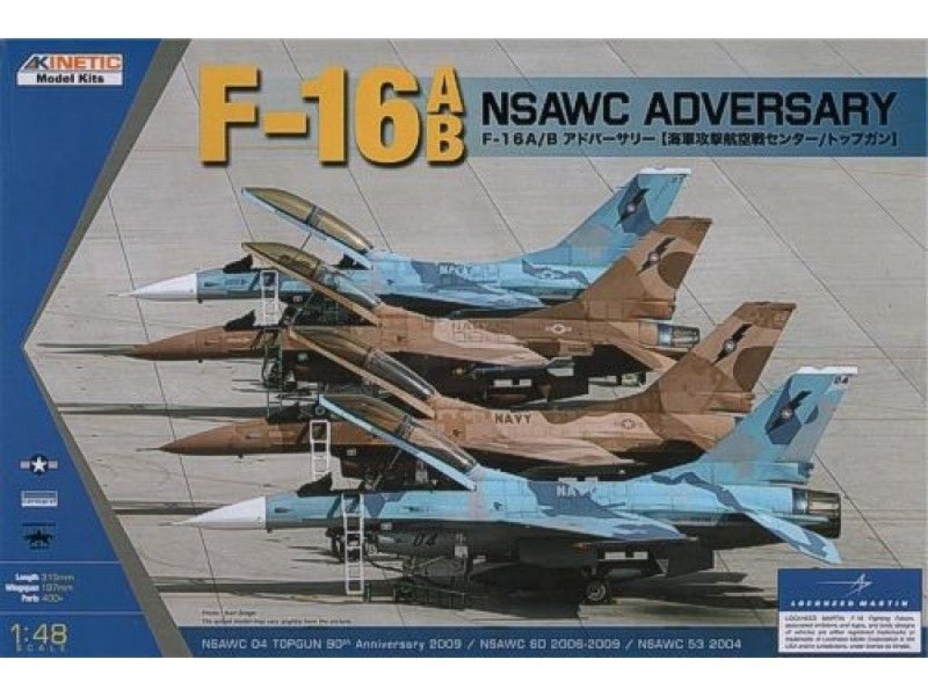 KINETIC 1/48 F-16A/B NSWAC Agressor