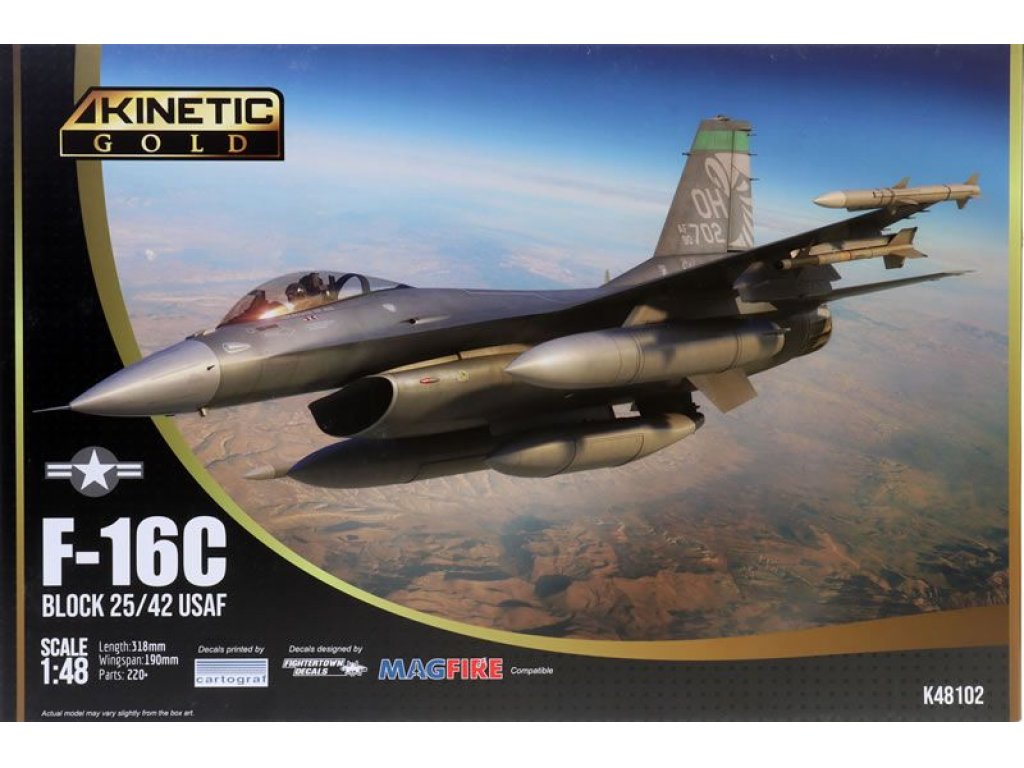 KINETIC 1/48 F-16C BLK 25 USAF