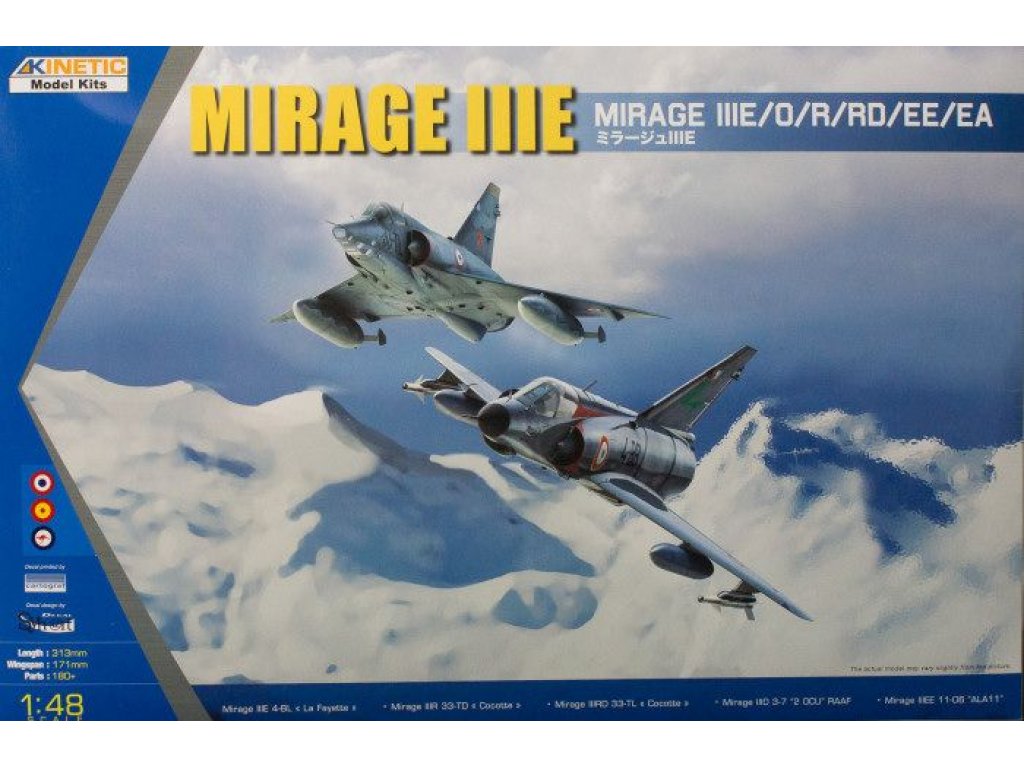 KINETIC 1/48 Mirage IIIE/O/R