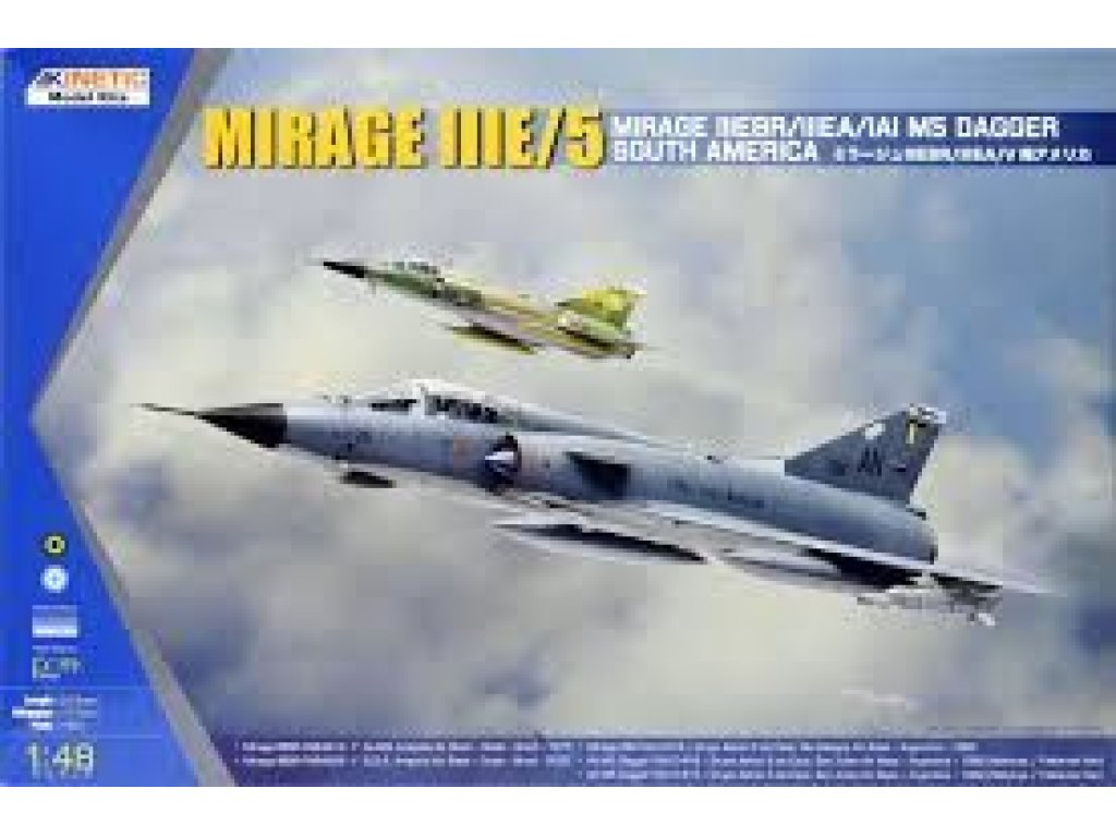 KINETIC 1/48 South American Mirage III/IV