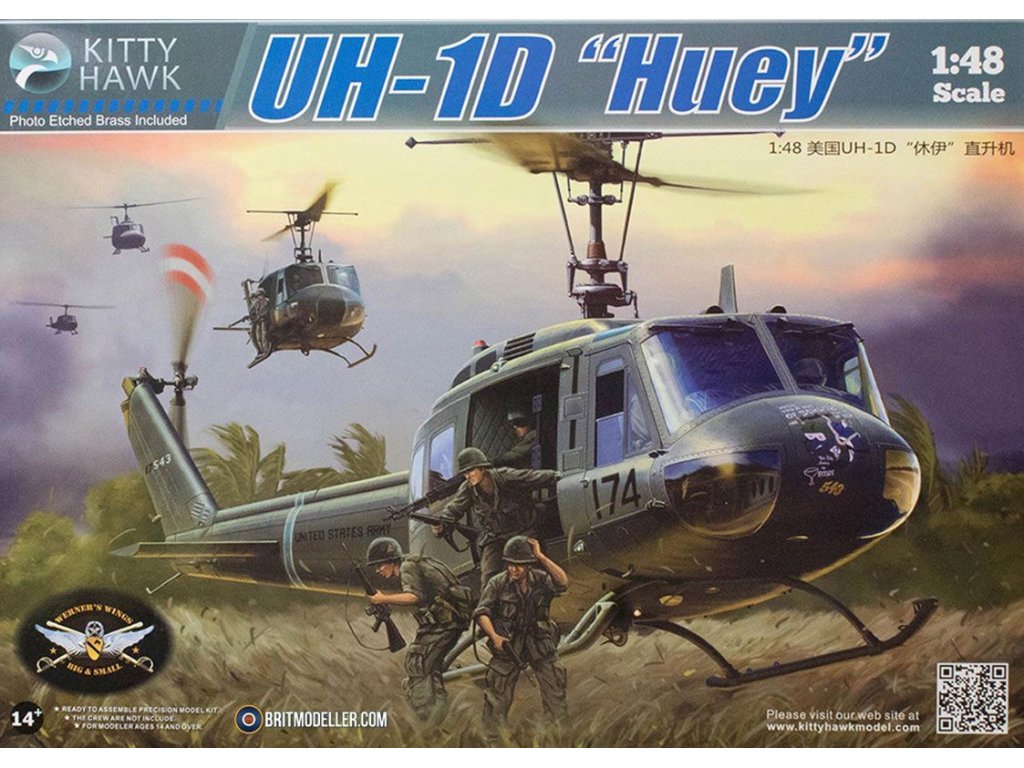 ZIMI MODEL 1/48 80154 UH-1D Huey