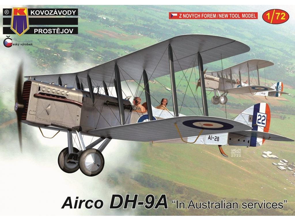 KOVOZÁVODY 1/72 Airco DH-9A Australian Services 3x camo