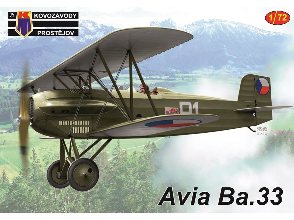 KOVOZÁVODY 1/72 Avia Ba.33, 1930-1933 3x camo