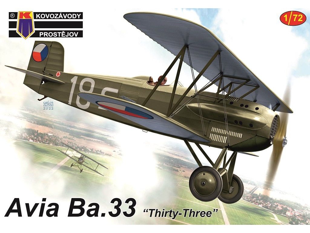 KOVOZÁVODY 1/72 Avia Ba.33 Thirty-Three