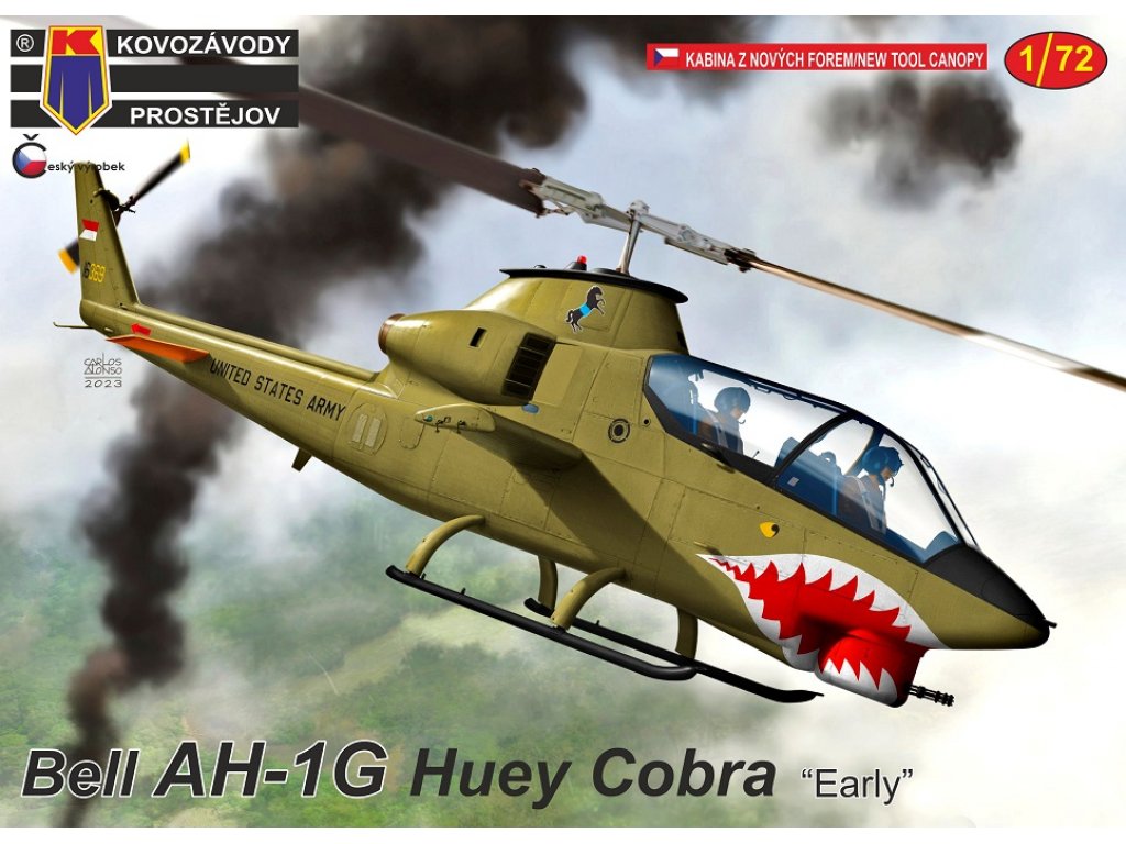 KOVOZÁVODY 1/72 Bell AH-1G Huey Cobra Early