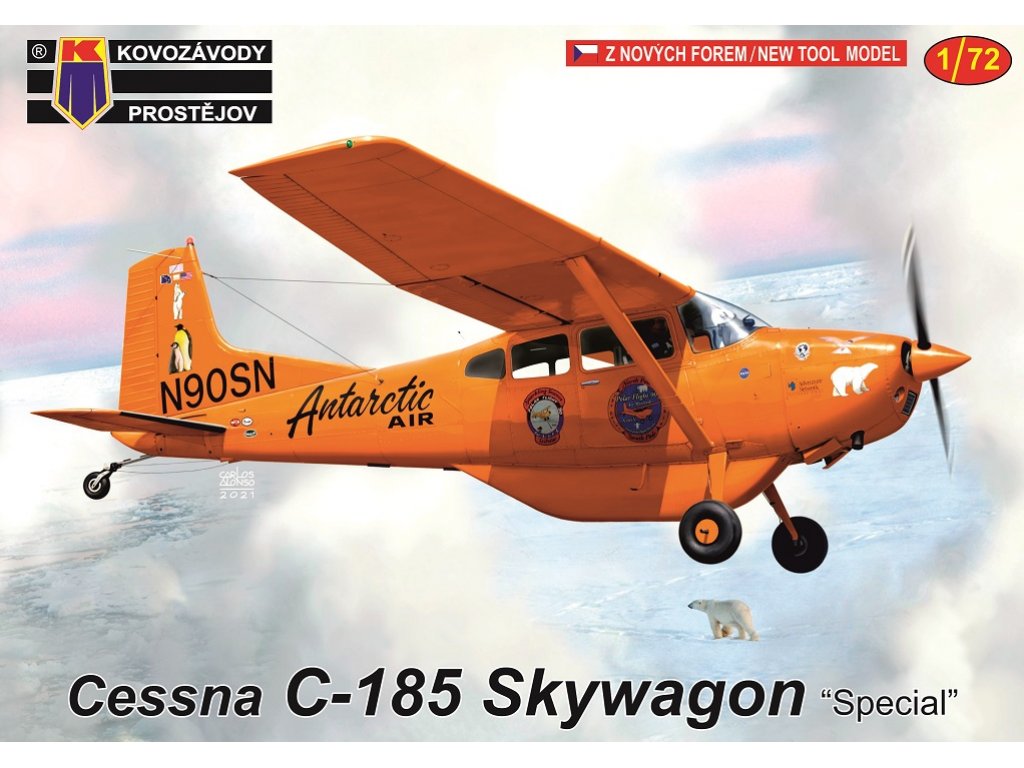 KOVOZÁVODY 1/72 Cessna C-185 Skywagon Special