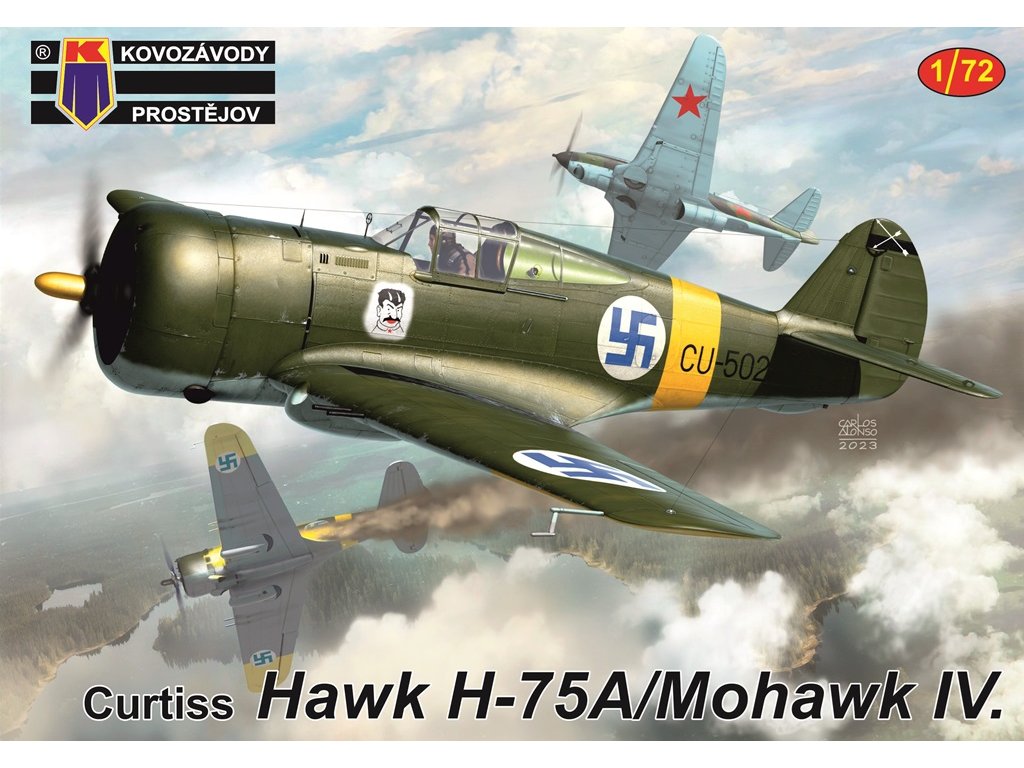 KOVOZÁVODY 1/72 Curtiss Hawk H-75A / Mohawk IV.