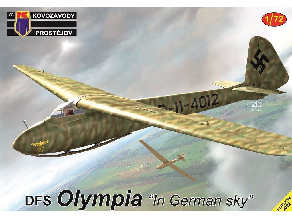 KOVOZÁVODY 1/72 DFS Olympia In German Sky 4x camo