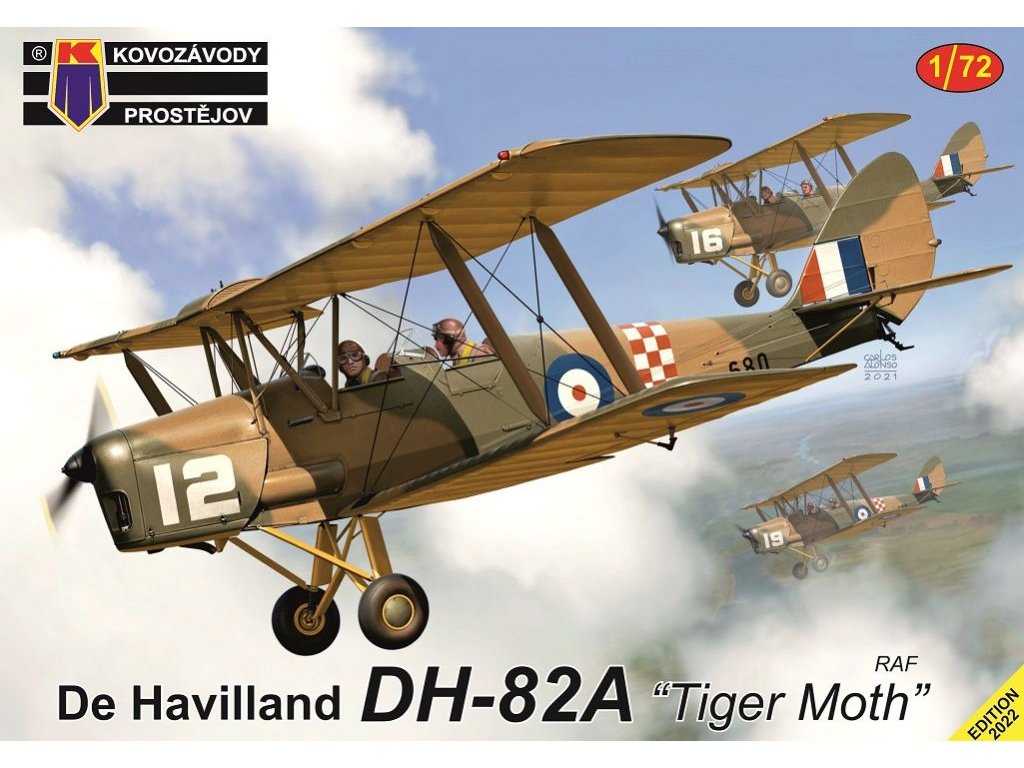 KOVOZÁVODY 1/72 DH-82A Tiger Moth RAF