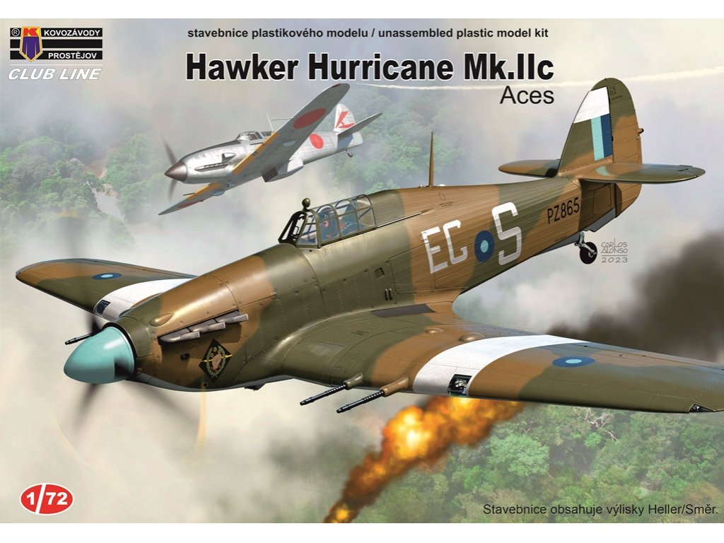 KOVOZÁVODY 1/72 Hawker Hurricane Mk.IIc Aces