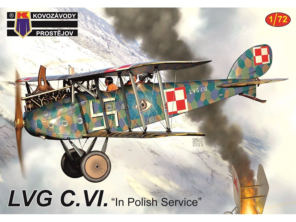 KOVOZÁVODY 1/72 LVG C.VI In Polish Service 3x camo