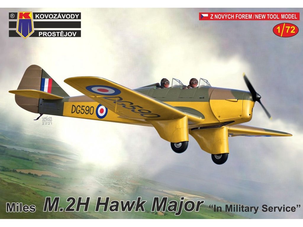 KOVOZÁVODY 1/72 Miles M.2H Hawk Major In Military Service