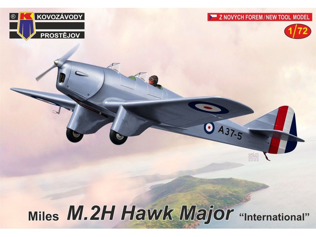 KOVOZÁVODY 1/72 Miles M.2H Hawk Major International