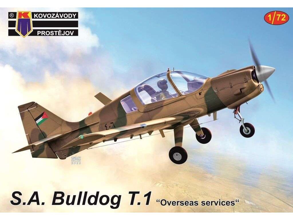 KOVOZÁVODY 1/72 S.A. Bulldog T.1 Overseas services
