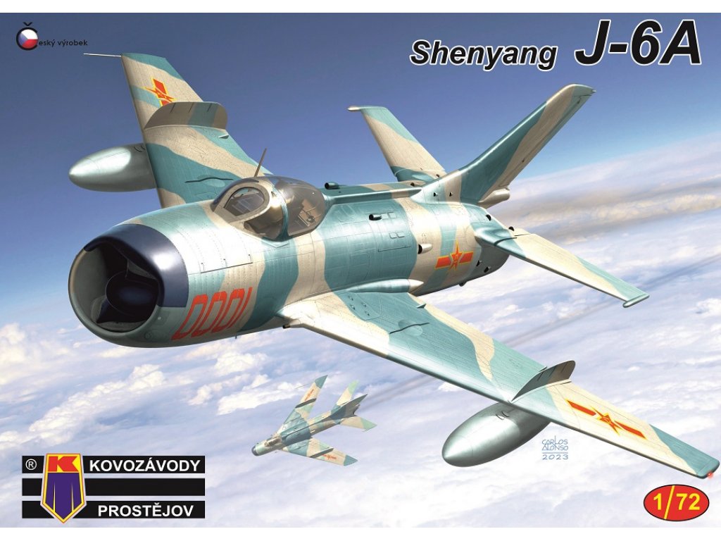 KOVOZÁVODY 1/72 Shenyang J-6A