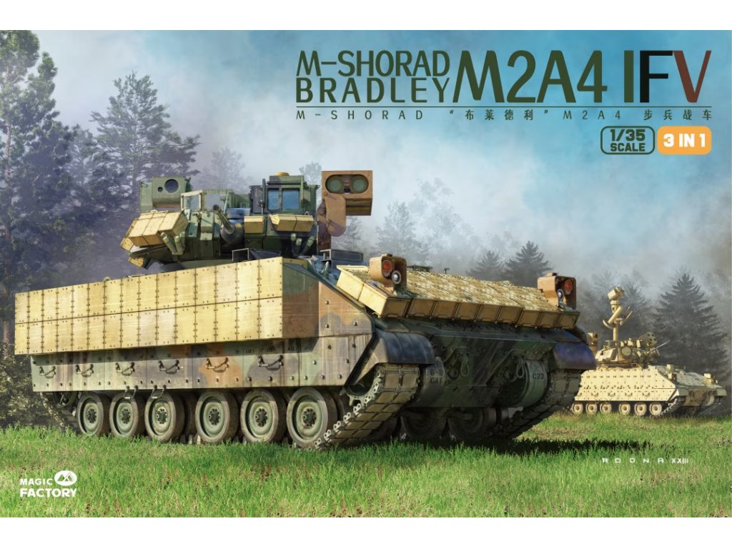 MAGIC FAC 2004 1/35 M2A4 M-Shorad Bradley IFV 3 in 1